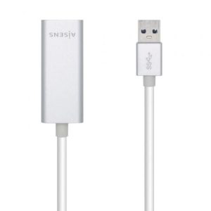 Adaptador USB – RJ45 Aisens A106-0504/ 1000Mbps