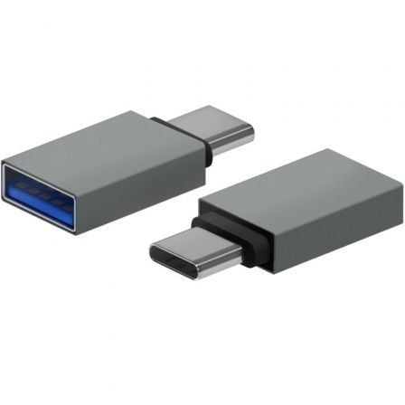 Adaptador USB 3.2 Aisens A108-0718/ USB Hembra - USB Tipo-C Macho/ Gris - Imagen 4