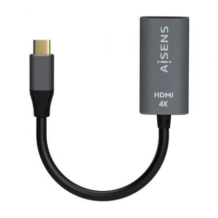 Conversor HDMI 4K 60Hz Aisens A109-0683/ HDMI Hembra - USB Tipo-C Macho/ 15cm/ Gris - Imagen 4