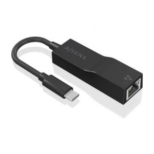 Adaptador USB Tipo-C – RJ45 Aisens A109-0765/ 1000 Mbps