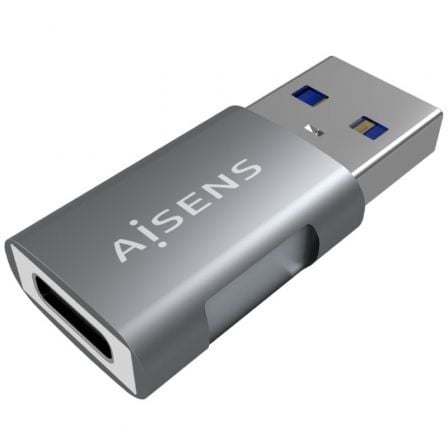 Adaptador USB 3.2 GEN2 Aisens A108-0655/ USB Tipo-C Hembra - USB Macho - Imagen 2