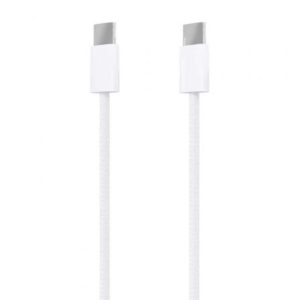 Cable USB 2.0 Tipo-C Aisens A107-0855/ USB Tipo-C Macho – USB Macho/ Hasta 60W/ 480Mbps/ 1m/ Blanco