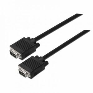 Cable SVGA Aisens A113-0070/ VGA Macho – VGA Macho/ Hasta 3W/ 10Mbps/ 5m/ Negro
