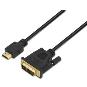 Cable HDMI Aisens A117-0090/ DVI Macho – HDMI Macho/ 1.8m/ Negro