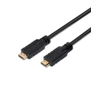 Cable HDMI 2.0 4K Aisens A120-0373/ HDMI Macho – HDMI Macho/ 15m/ Negro