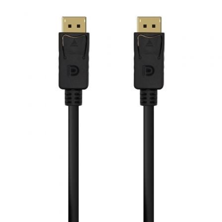 Cable DisplayPort 1.2 4K Aisens A124-0548/ DisplayPort Macho - DisplayPort Macho/ Hasta 5W/ 2300Mbps/ 50cm/ Negro - Imagen 5