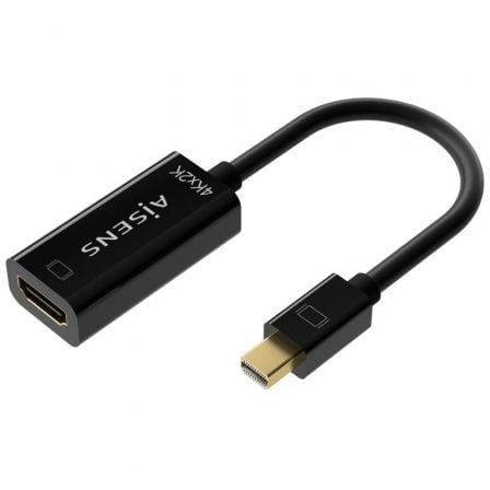 Cable Conversor Aisens A125-0643/ Mini DisplayPort Macho - HDMI Hembra/ Hasta 5W/ 2300Mbps/ 15cm/ Negro - Imagen 4