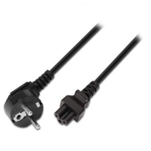Cable Alimentación Trébol Aisens A132-0172/ CEE(7-7) Macho – C5 Hembra/ Hasta 1500W/ 1.5m