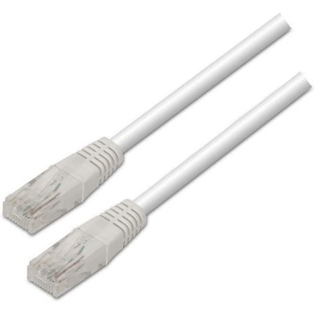 Cable de Red RJ45 UTP Aisens A133-0197/ Cat.5e/ 1m/ Blanco - Imagen 2