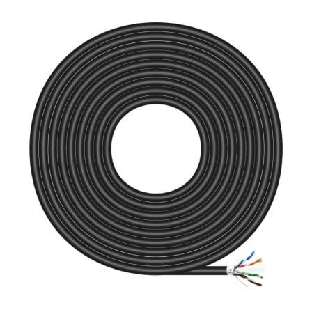 Bobina de Cable RJ45 para Exteriores FTP AWG24 Aisens A135-0674 Cat.6/ 305m/ Impermeable/ Negro - Imagen 3