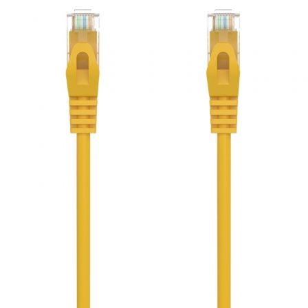 Cable de Red RJ45 AWG24 UTP Aisens A145-0568 Cat.6A/ LSZH/ 2m/ Amarillo - Imagen 2