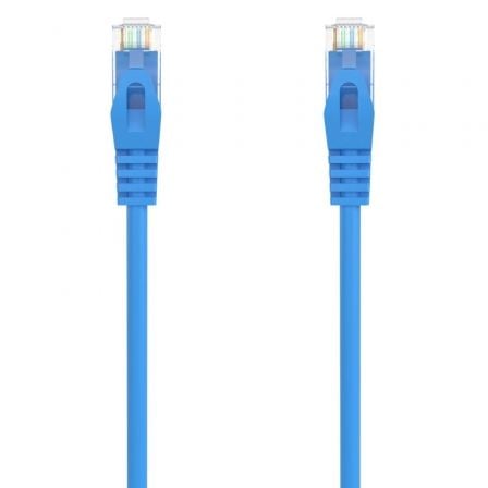 Cable de Red RJ45 AWG24 UTP Aisens A145-0571 Cat.6A/ LSZH/ 30cm/ Azul - Imagen 5