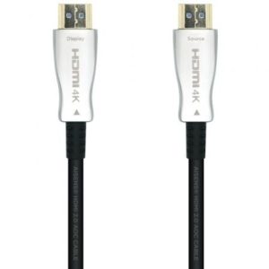 Cable HDMI 2.0 AOC 4K Aisens A148-0380/ HDMI Macho – HDMI Macho/ 50m/ Negro