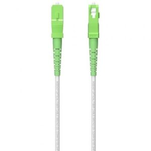 Bobina de Fibra Óptica G657A2 3.0 9/125 SMF Aisens A152-0620/ LSZH/ 200m/ Blanco