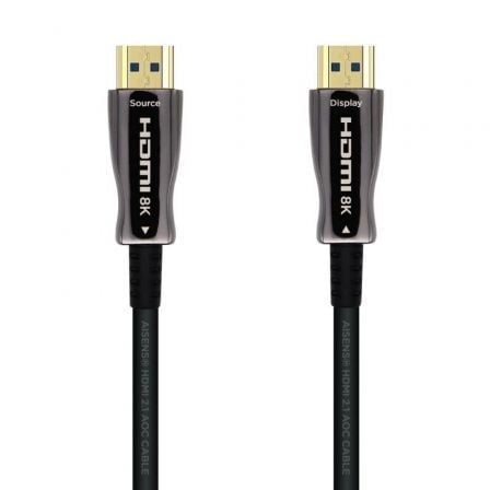 Cable HDMI 2.1 AOC 8K Aisens A153-0522/ HDMI Macho - HDMI Macho/ 60m/ Negro - Imagen 2
