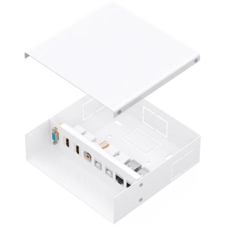 Caja de Conexiones Aisens A127-1031/ VGA - 2x HDMI - Jack 3.5 - 2x USB-B - 2x RJ45 - Imagen 5