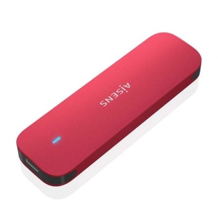 Caja Externa para Disco SSD M.2 NVMe Aisens ASM2-027RED/ USB 3.2/ Sin tornillos - Imagen 2