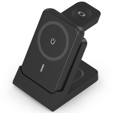 Base de carga Inalámbrica Aisens ASCH-15W4WC064-BK/ 15W/ Negro - Imagen 3