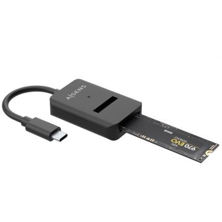 Dock USB Tipo-C para SSD M2 SATA/NVMe Aisens ASUC-M2D011-BK/ Negro - Imagen 5