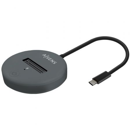 Dock USB Tipo-C para SSD M2 SATA/NVMe Aisens ASUC-M2D014-GR/ Gris - Imagen 5