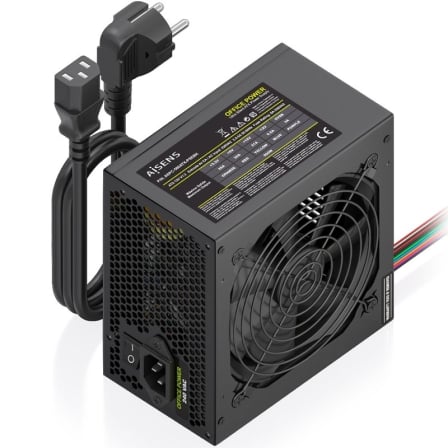 Fuente de Alimentación Aisens ASPC-500ATX-PSEBK/ 500W/ Ventilador 12cm - Imagen 5