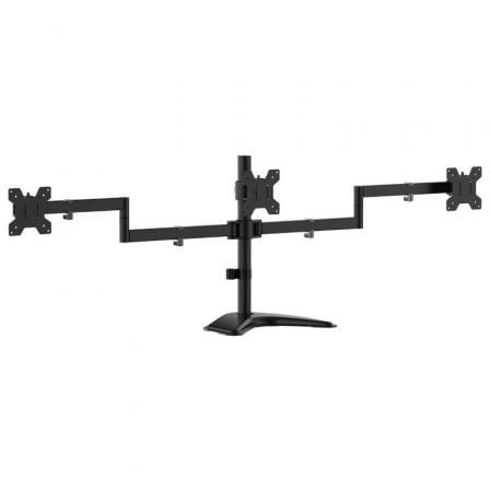 Soporte de Sobremesa para 3 Monitores Aisens DT27TSR-287/ Giratorio/ Inclinable/ hasta 10kg - Imagen 3