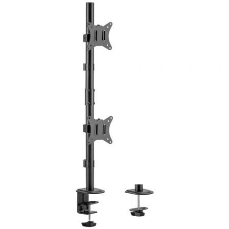 Soporte de Mesa para 2 Monitores o TV Aisens DT32TSR-229/ Giratorio/ Inclinable/ hasta 9kg - Imagen 2