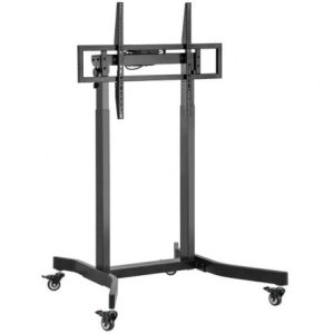 Soporte de Suelo Motorizado con Ruedas Aisens FTF100E-271 para TV de 55-100″/ hasta 120kg
