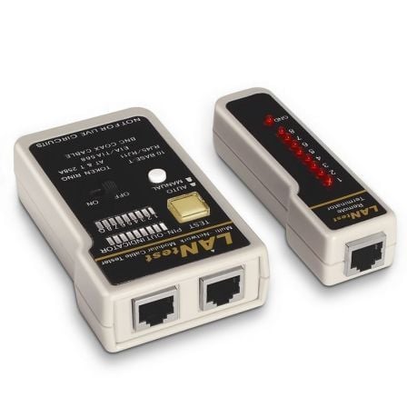 Tester Aisens A142-0314 para RJ11-RJ12-RJ45/ Coaxial - Imagen 2