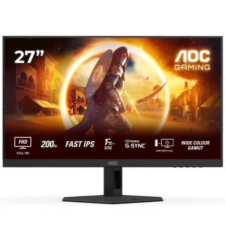 Monitor Gaming AOC 27G4HRE 27"/ Full HD/ 1ms/ 200Hz/ IPS/ Multimedia/ Negro - Imagen 5