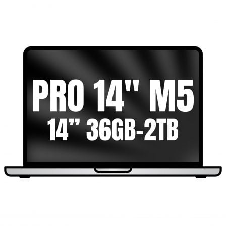 Apple Macbook Pro 14"/ M5 Max 36-Core CPU/ 36GB/ 2TB SSD/ 32-Core GPU/ Plata - Imagen 4