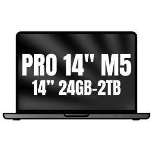Apple Macbook Pro 14″/ M5 Pro 18-Core CPU/ 24GB/ 2TB SSD/ 20-Core GPU/ Negro Espacial