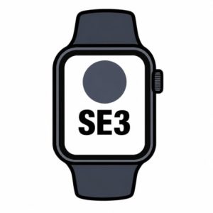 Apple Watch SE3/ GPS/ Cellular/ 40mm/ Caja de Aluminio Medianoche/ Correa Deportiva Azul Marino S/M