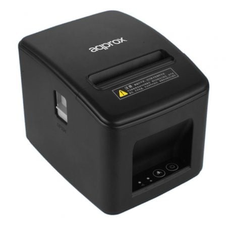 Impresora de Tickets Approx appPOS80AM-USB/ Térmica/ Ancho papel 80mm/ USB-RJ11/ Negra - Imagen 3