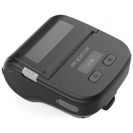 Impresora de Tickets Approx appPOS80PORTABLE/ Térmica/ Ancho papel 80mm/ USB-Bluetooth/ Negra - Imagen 2
