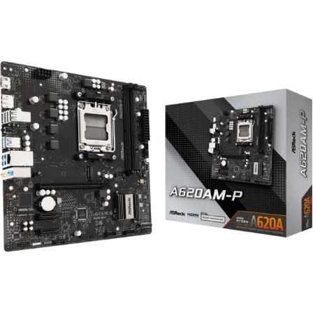 Placa Base Asrock A620AM-P/ DDR5/ PCIe 4.0/ Socket AM5/ Micro ATX - Imagen 5