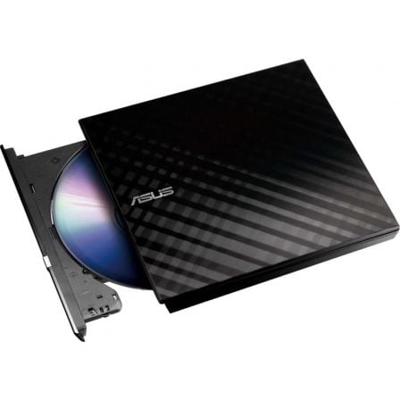 Grabadora Externa CD/DVD Asus SDRW-08D2S-U Lite/ Negra - Imagen 2