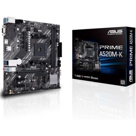 Placa Base Asus Prime A520M-K Socket AM4/ DDR4/ PCIe 3.0/ Micro ATX - Imagen 5