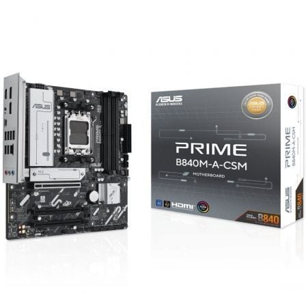 Placa Base Asus Prime B840M-A-CSM Socket AM5/ DDR5/ PCIe 4.0/ Micro ATX - Imagen 3
