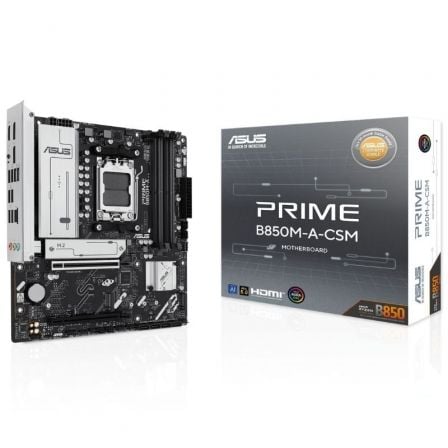 Placa Base Asus Prime B850M-A-CSM Socket AM5/ DDR5/ PCIe 5.0/ Micro ATX - Imagen 4