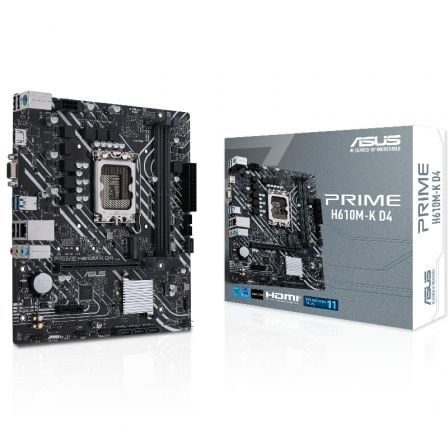Placa Base Asus Prime H610M-K D4/ Socket 1700/ DDR4/ PCIe 4.0/ Micro ATX - Imagen 5