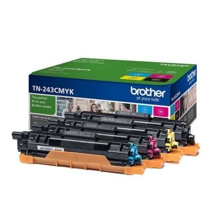 Tóner Original Brother TN-243CMYK Multipack/ Cian/ Magenta/ Amarillo/ Negro - Imagen 5