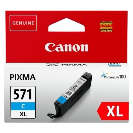 Cartucho de Tinta Original Canon CLI-571CXL Alta Capacidad/ Cian - Imagen 5