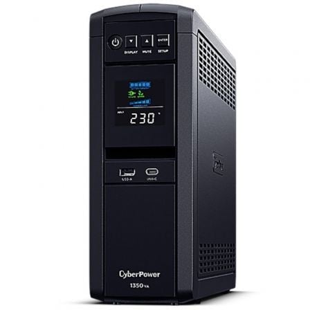 SAI Línea Interactiva Cyberpower CP1350EPFCLCD/ 1350VA-810W/ 6 Salidas/ Formato Torre - Imagen 2