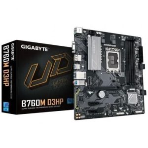 Placa Base Gigabyte B760M D3HP Socket 1700/ DDR5/ PCIe 4.0/ Micro ATX