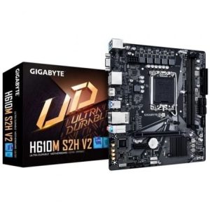 Placa Base Gigabyte H610M S2H V2 Socket 1700/ DDR5/ PCIe 4.0/ Micro ATX