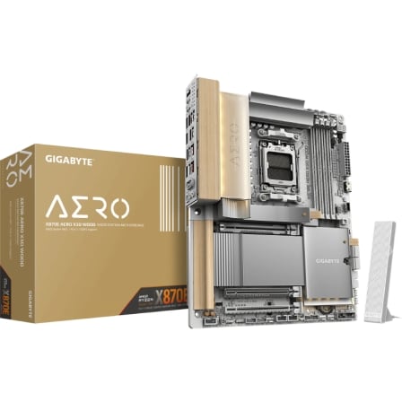 Placa Base Gigabyte X870E AERO X3D WOOD Socket AM5/ DDR5/ PCIe 5.0 - Imagen 5