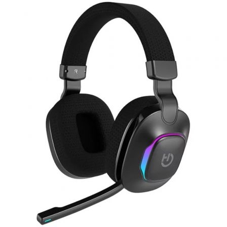 Auriculares Gaming Inalámbricos con Micrófono Hiditec Vortex ARGB/ Jack 3.5/ Bluetooth/ Negros - Imagen 5