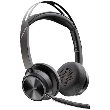 Auriculares Inalámbricos Poly Voyager Focus 2 para Microsoft Teams + Adaptador USB-C-A + Soporte de Carga/ con Micrófono/ Bluetooth/ Negro - Imagen 5