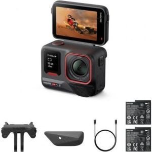 Cámara Digital Deportiva Insta360 Ace Pro 2 Pack de 2 Baterías/ 8K/ Ángulo de visión 180º/ Negra